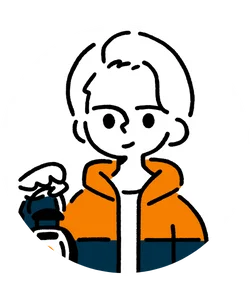 たかのプロフィールイラスト